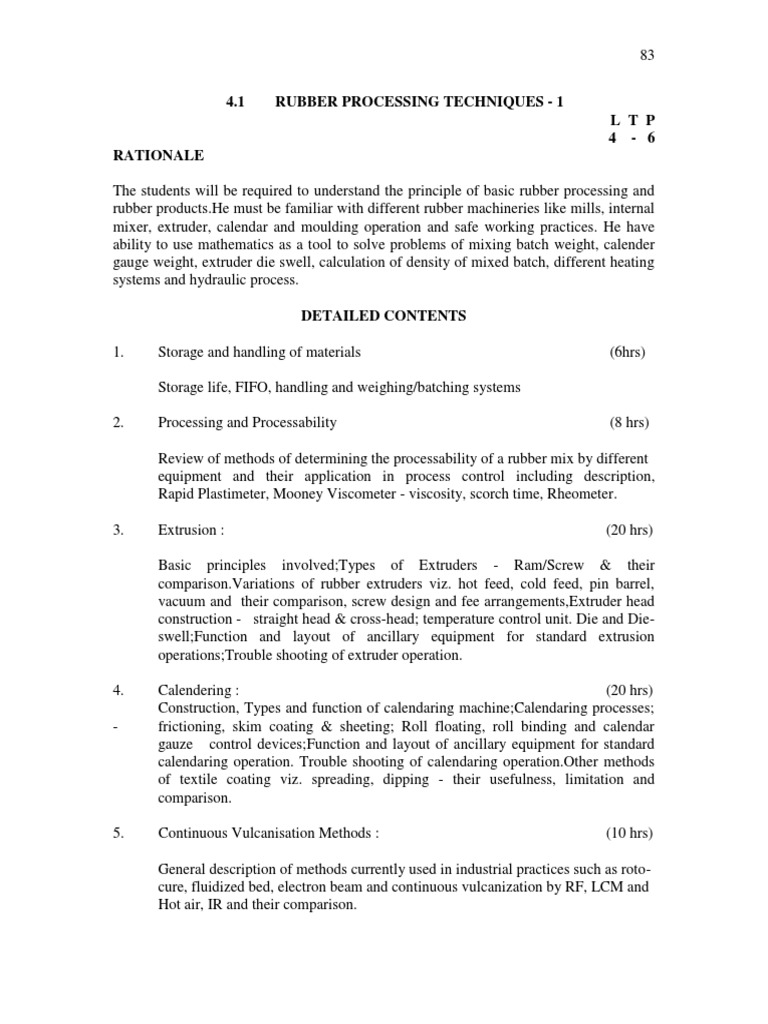 Rubber Processing and Testing Techniques | PDF | Heat | Heat Transfer