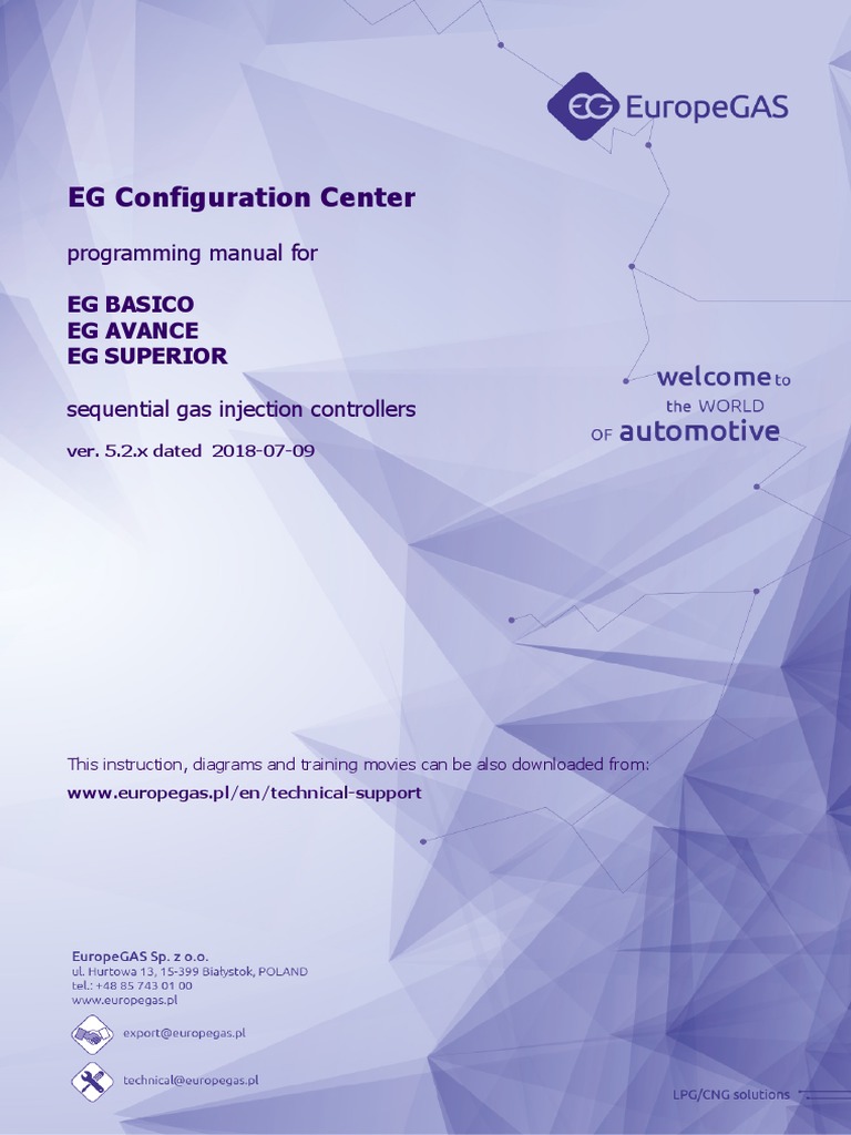 EG Configuration Manual for Gas Controllers | PDF | Fuel Injection ...
