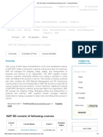 SAP SD (Sales and Distribution) Training Course 