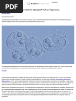 Novas Espécies Podem Evoluir de Cânceres -Talvez