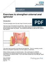 Exercises To Strengthen External Anal Sphincter
