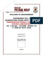 College of Engineering Experiment No. 2 Quadrature Phase Shift Keying