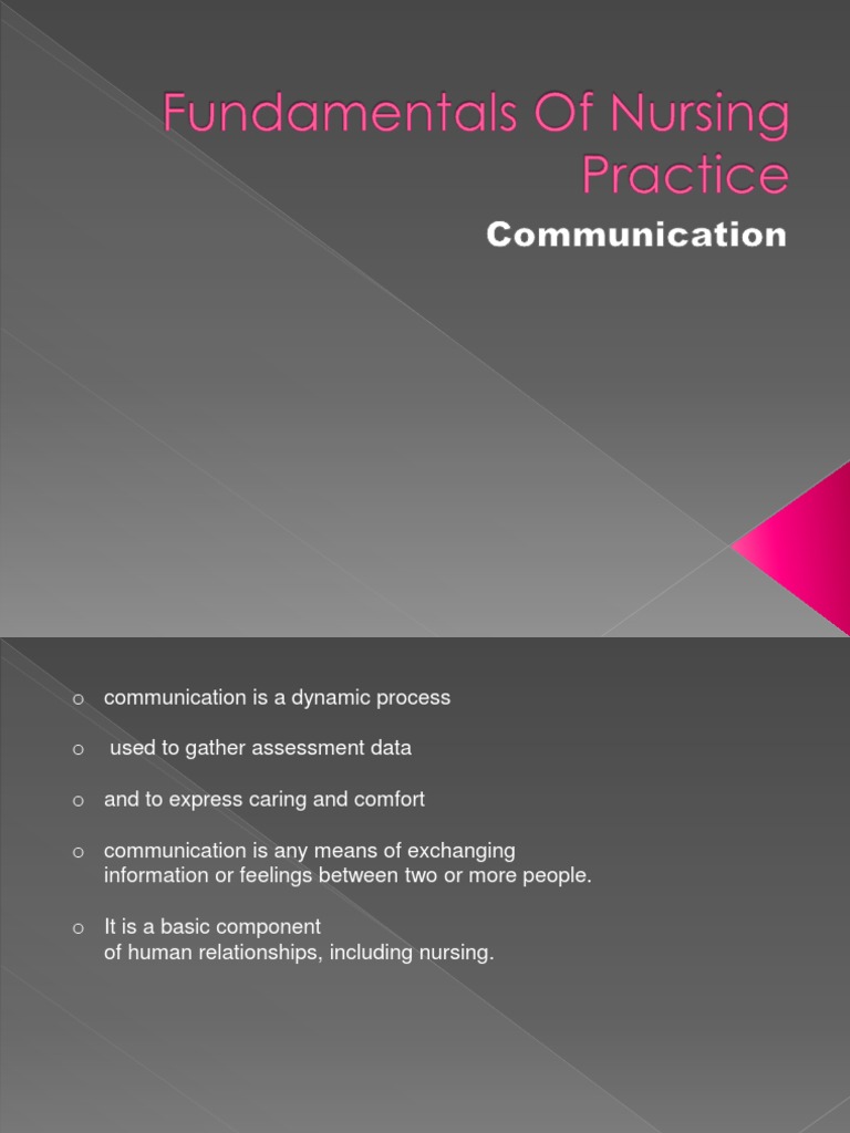 Nonverbal Communication in Nursing | PDF | Nonverbal Communication ...