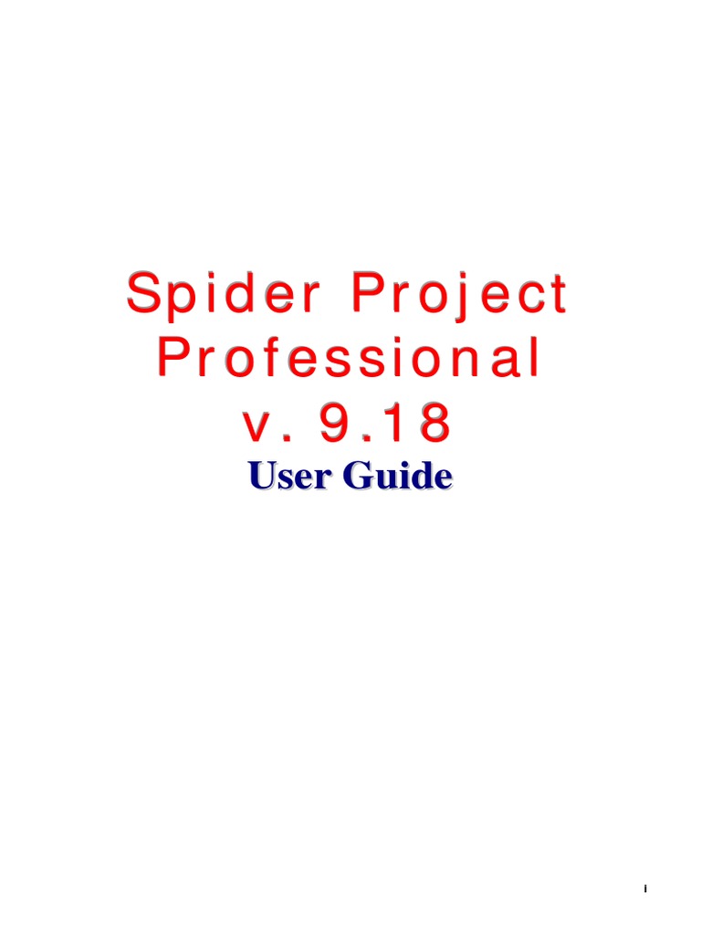 Spider Project Guide PDF | PDF