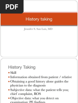 History Taking