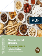 NCA Chinese Medicine Course Prospectus