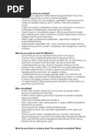 Download Why Do You Want to Be an Actuary by sjr06 SN42324277 doc pdf