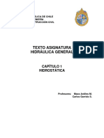 Capítulo I - Hidrostática - Texto Hidráulica General