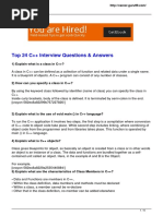 Top 24 C Interview Questions PDF