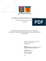 Aplicación pliego técnico RTIC N°2 tablero mediciones USM Concepción