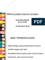 Emita Raya-Hifema Pada Trauma Tumpul