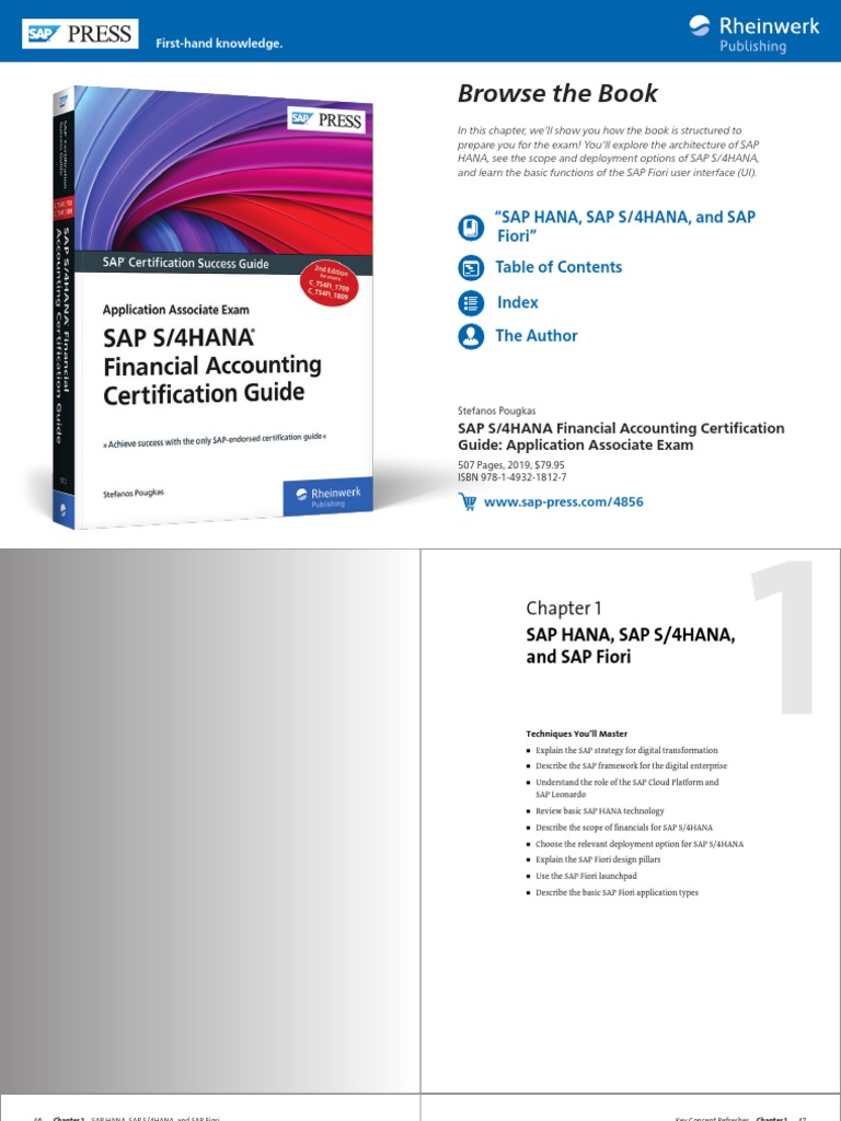 Reading Sample Sappress 1812 Saps4hanaficocertification | PDF | Sap Se ...