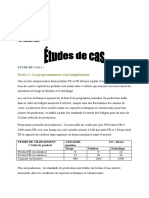 Budget de Production ETUDE de CAS