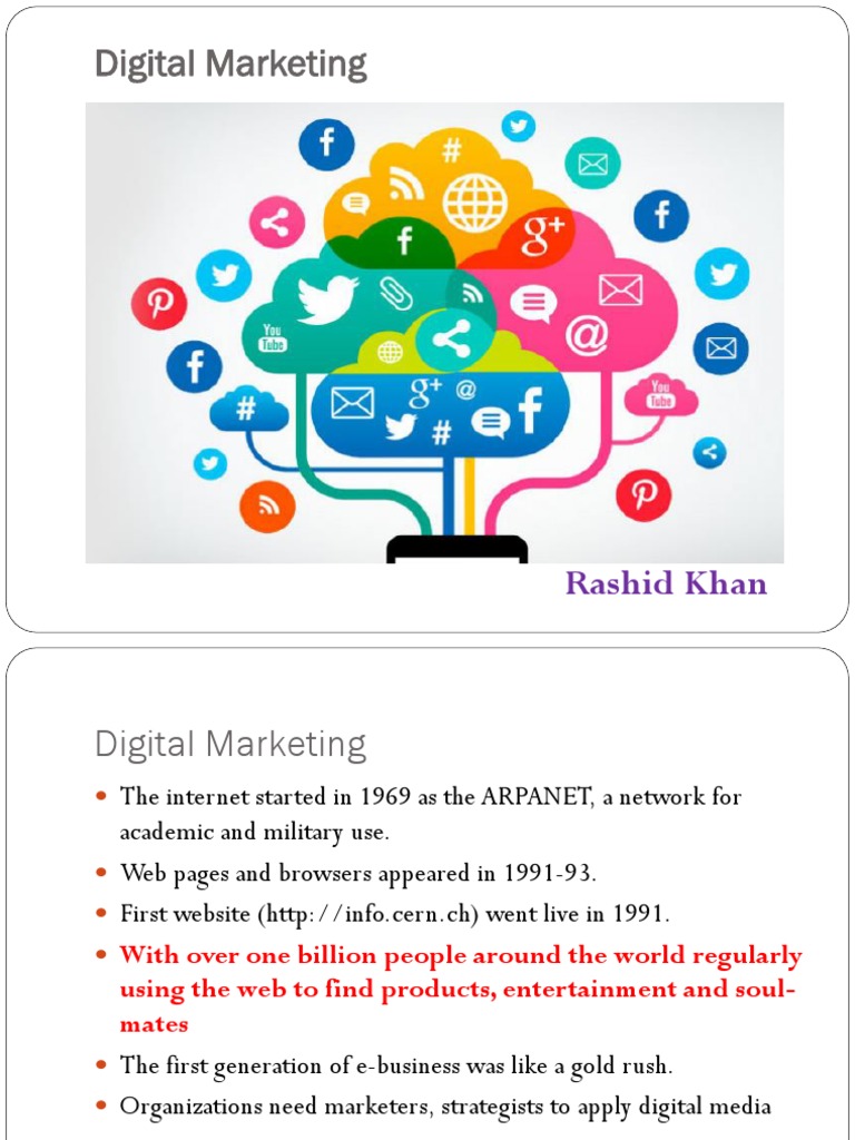 Module 1 Digital Marketing | PDF | Digital Marketing | Online Advertising