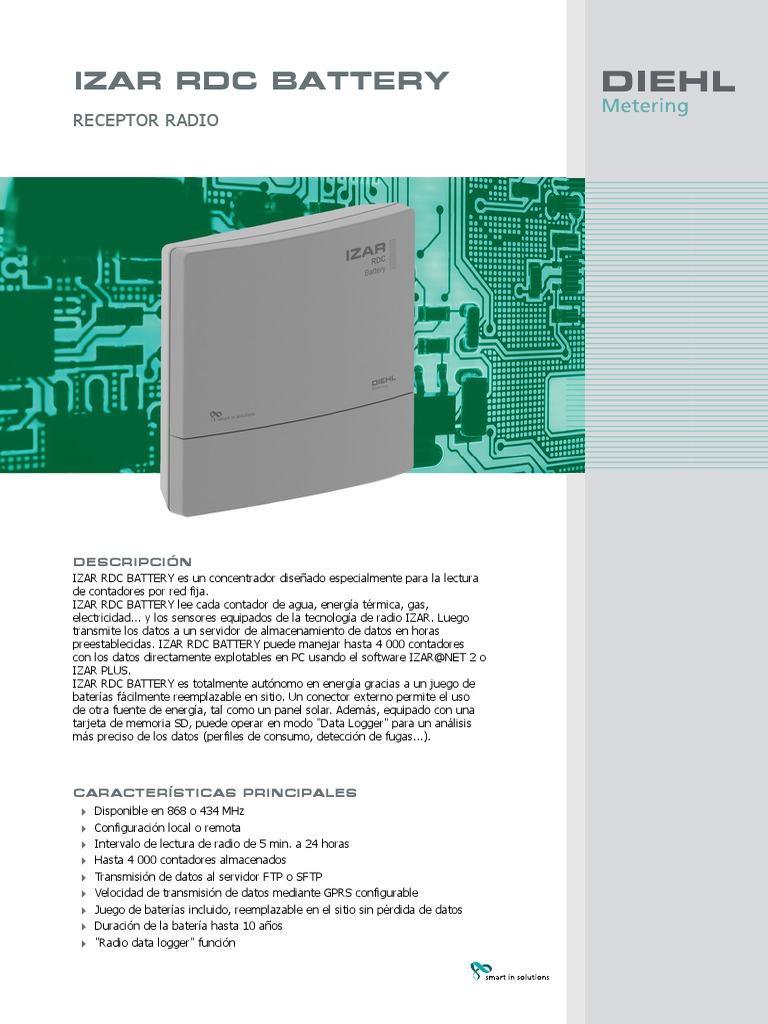 FR Es Izar RDC Battery | PDF | Servidor (Computación) | Red de computadoras