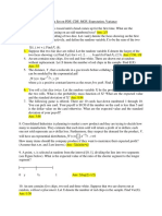 Problem Set On PDF, CDF, MGF - 1