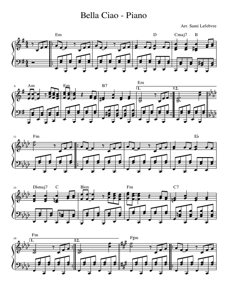 Bella Ciao Pdf Pdf