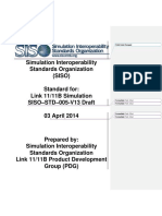 Simulation Interoperability Standards Organization (SISO) Standard For: Link 11/11B Simulation Siso - STD-005-V13 Draft 03 April 2014