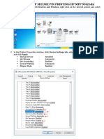 SET UP SECURE PIN PRINTING HP MFP M426dn