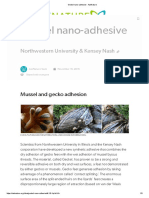 Geckel Nano-Adhesive - AskNature
