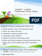 LANGKAH-LANGKAH PASIEN SAFETY New