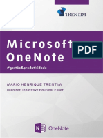 Livro Microsoft OneNote 2016 Trentim
