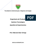 Apostila de Experimentos Química Tecnológica PDF