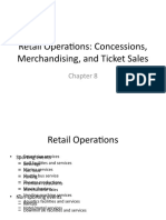 Retail Operations: Concessions, Merchandising, and Ticket Sales