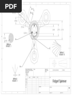 Fidget Spinner: A Detail A Scale 2: 1 Detail C Scale 4: 3