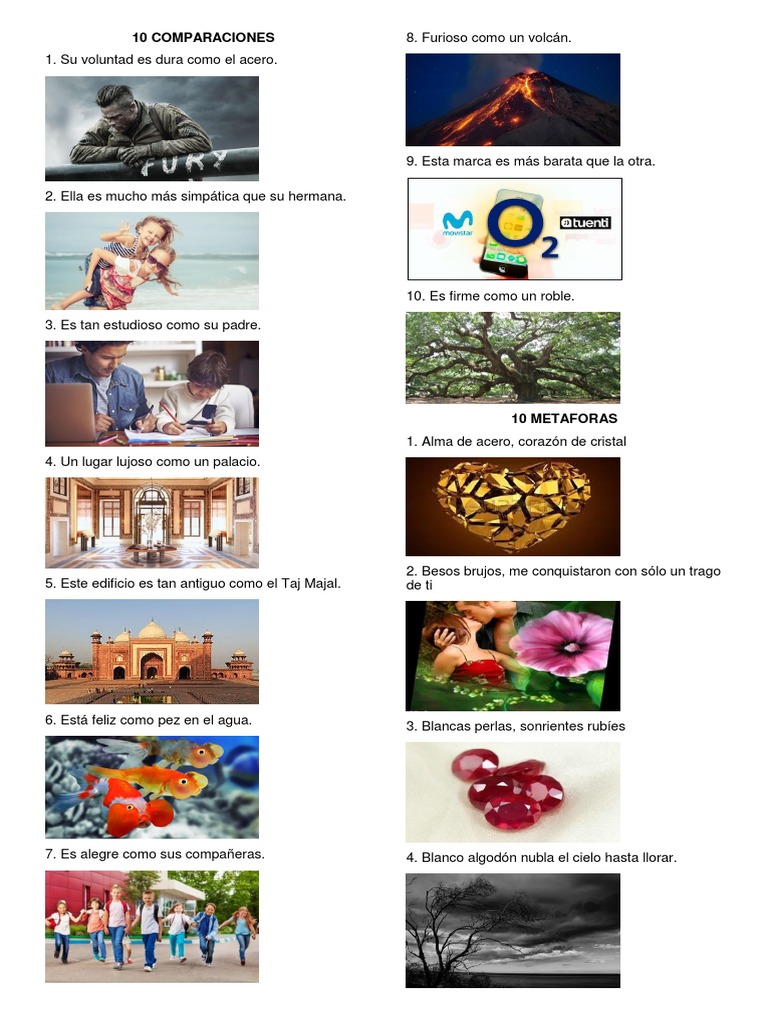 10 COMPARACIONES