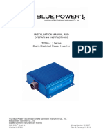 Installation Manual and Operating Instructions TI250 - Series Static Electrical Power Inverter