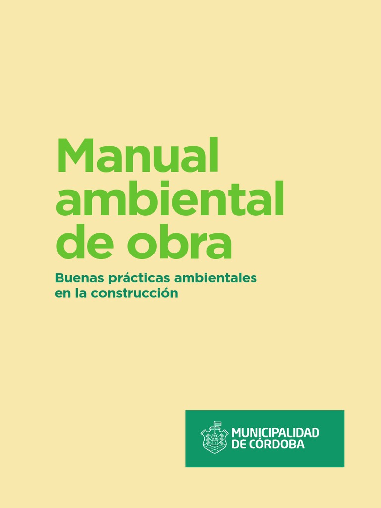 Manual de Buenas Prácticas Ambientales | PDF | Residuos | Demolición