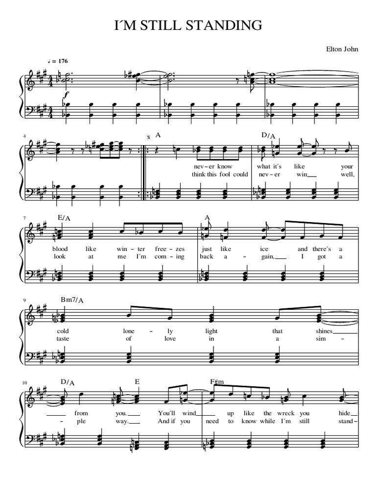 Elton John I M STILL STANDING PDF