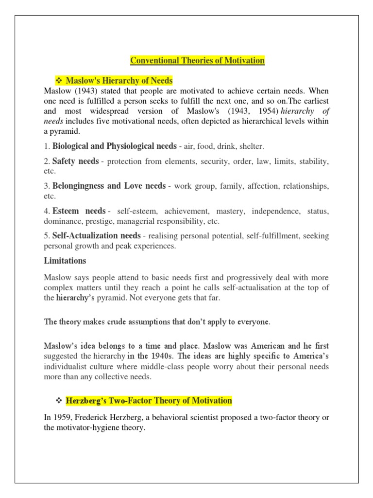 Understanding Motivation Theories | PDF | Motivation | Motivational