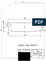 CANTIDAD: 2 X Modulo - ESPESOR: 1/8'': Walmar S.R.L