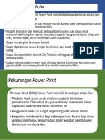 Kelbihan Dan Kekurangan Power Point