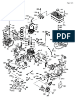 Engine parts list for LH358SA-159535Z small engine