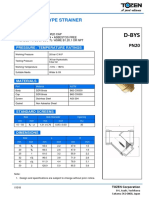 DZR Brass Y Type Strainer Specification