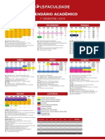 Calendário academigo grade de curso de direito