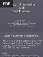 Software Engineering and Best Practices