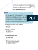 Prueba Historia Tema 1 Unidad 2