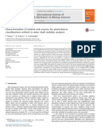 Characterizing rock masses for mine shaft stability