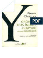 CLASTRES, P. Crônica Dos Índios Guayaki - Cópia