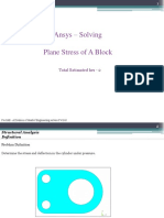 On Plain Stress Analysis of A Composite Block