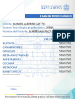 Examen Toxicologico