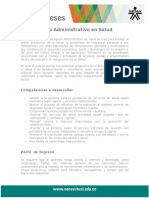 Apoyo Administrativo Salud PDF