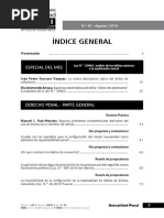 ÍNDICE - REVISTA ACTUALIDAD PENAL n.° 62
