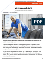 Treino Muscular Depois Dos 40 Anos