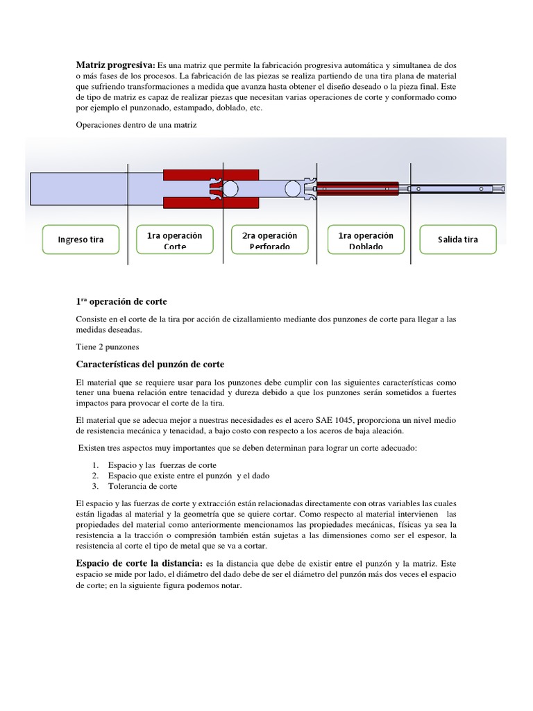 Diseño de Una Matriz de Corte | PDF | Pandeo | Resistencia de materiales