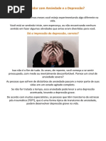 Como Lidar com Ansiedade e a Depressão